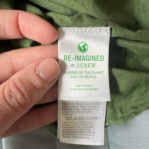 J. Crew Factory Pleated ruffle top - Picture 8 of 8